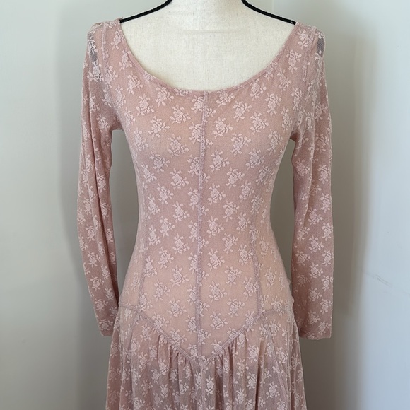 Free People Blush Asymmetrical Dress - Picture 2 of 5
